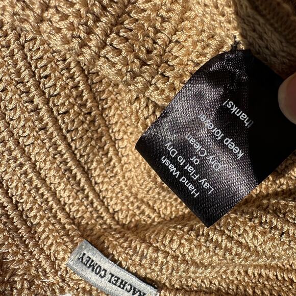 Rachel Comey Crochet Midi Dress Size Small Straw Cotton Knit $635 Peru EUC - Picture 8 of 16